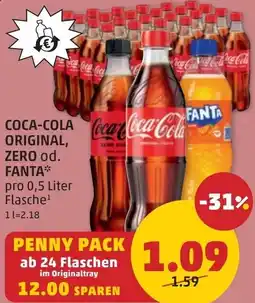 PENNY Coca-cola original, zero od. fanta Angebot