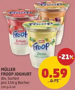 PENNY Müller froop joghurt Angebot