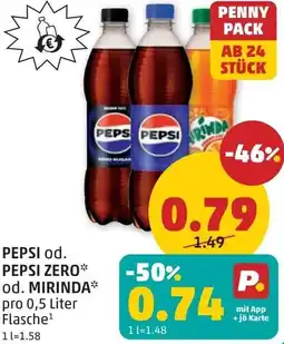PENNY Pepsi od. pepsi zero od. mirinda Angebot