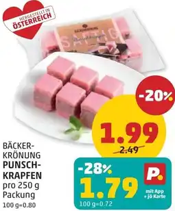 PENNY Bäcker- krönung punsch- krapfen Angebot