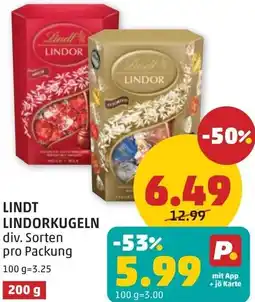 PENNY Lindt lindorkugeln Angebot