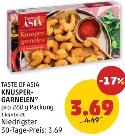 PENNY Taste of ASIA Knusper-garnelen Angebot