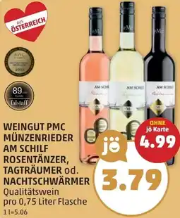 PENNY Weingut pmc münzenrieder am schilf rosentänzer, tagträumer od. nachtschwärmer Angebot