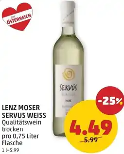 PENNY Lenz moser servus weiss Angebot
