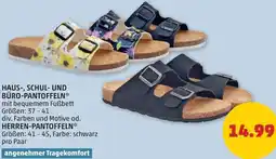 PENNY Haus-, schul- und büro-pantoffeln od. herren-pantoffeln Angebot