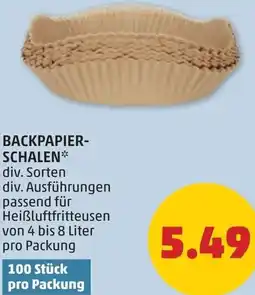 PENNY Backpapier- schalen Angebot