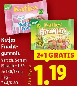 Lidl Katjes Frucht- gummis Angebot
