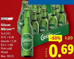 Lidl Gösser Märzen Angebot