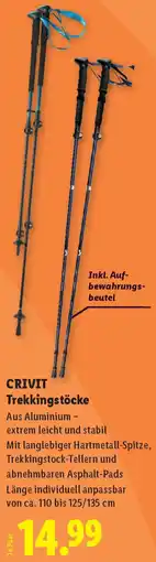 Lidl CRIVIT Trekkingstöcke Angebot