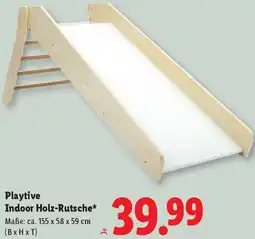 Lidl Playtive Indoor Holz-Rutsche Angebot