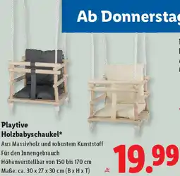 Lidl Playtive Holz-Balancewippe Angebot