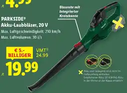 Lidl Parkside Akku-Laubbläser Angebot