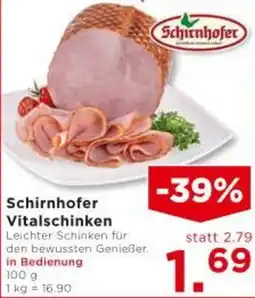 Unimarkt Schirnhofer Vitalschinken Angebot