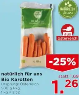Unimarkt Bio Karotten Angebot