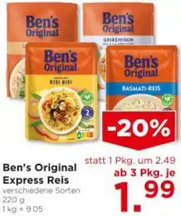 Unimarkt Ben's Original Express Reis Angebot