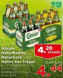 Unimarkt Gösser NaturRadler, NaturGold oder Helles Angebot