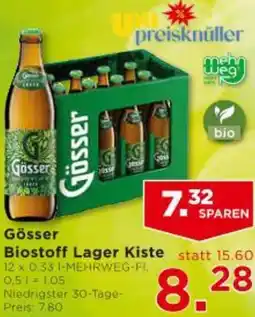 Unimarkt Gösser Biostoff Lager Kiste Angebot