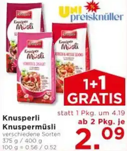 Unimarkt Knusperli Knuspermüsli Angebot