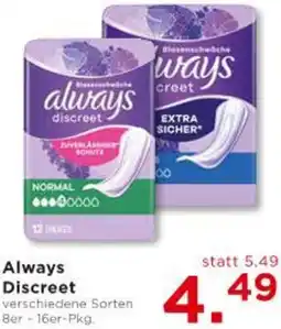 Unimarkt Always Discreet Angebot