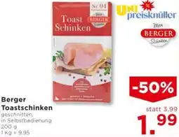 Unimarkt Berger Toastschinken Angebot
