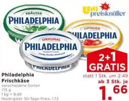 Unimarkt Philadelphia Frischkäse Angebot