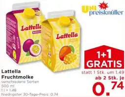 Unimarkt Lattella Fruchtmolke Angebot