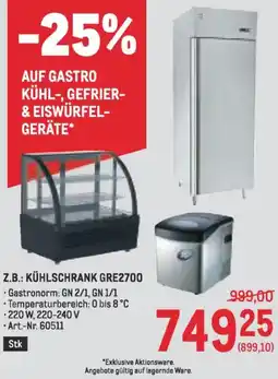 Metro Kühlschrank Angebot