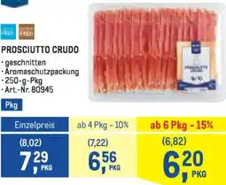 Metro Prosciutto crudo Angebot
