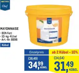 Metro Mayonnaise Angebot