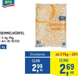 Metro Semmelwürfel Angebot