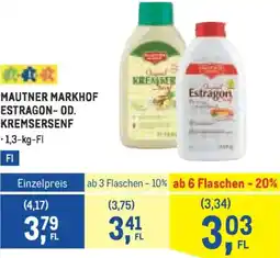 Metro Mautner markhof estragon-od. kremsersenf Angebot