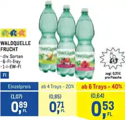 Metro Waldquelle frucht Angebot