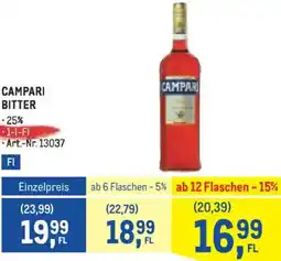 Metro Campari bitter Angebot