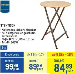 Metro Stehtisch Angebot