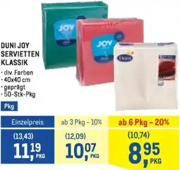 Metro Duni joy servietten klassik Angebot