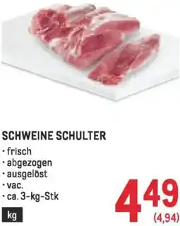Metro Schweine schulter Angebot