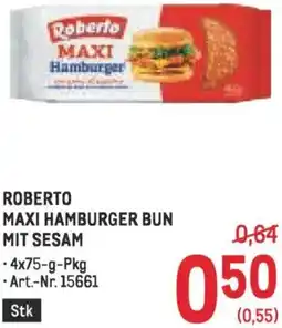 Metro Roberto maxi hamburger bun mit sesam Angebot