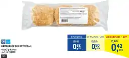Metro Hamburger bun mit sesam Angebot
