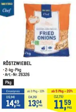 Metro Röstzwiebel Angebot
