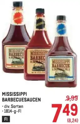 Metro Mississippi barbecuesaucen Angebot