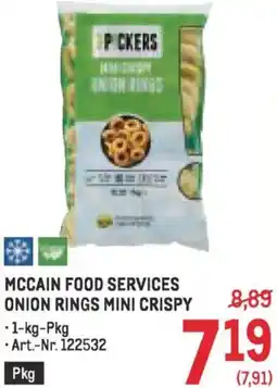 Metro Mccain food services onion rings mini crispy Angebot