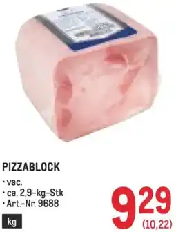 Metro Pizzablock Angebot