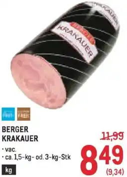 Metro Berger krakauer Angebot