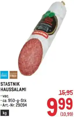 Metro Stastnik haussalami Angebot