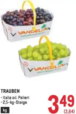 Metro Trauben Angebot
