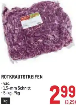 Metro Rotkrautstreifen Angebot