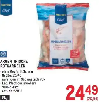 Metro Argentinische rotgarnelen Angebot