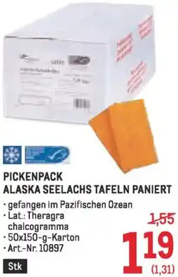 Metro Pickenpack alaska seelachs tafeln paniert Angebot