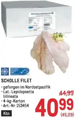 Metro Scholle filet Angebot