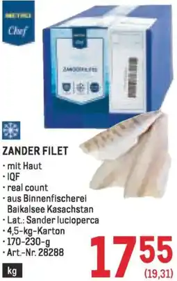 Metro Zander filet Angebot